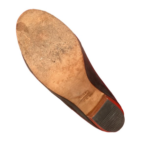 Nisolo Austin Mule Bootie Smoke Black Leather Stacked Heel Boot Size 8.5 - Picture 5 of 5